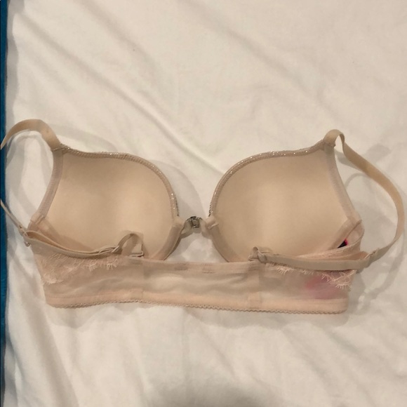 Light Pink front close bra with rhinestones - Picture 4 of 4